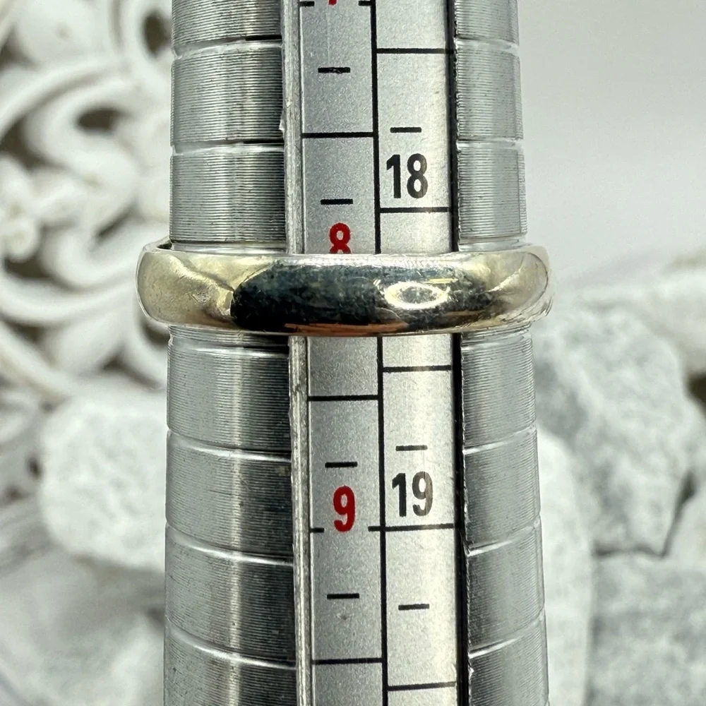 NWT Sterling Silver Red Dahlia Turquoise Garnet Ring Size 8 Boho Southwestern